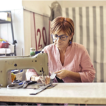 a sewing table